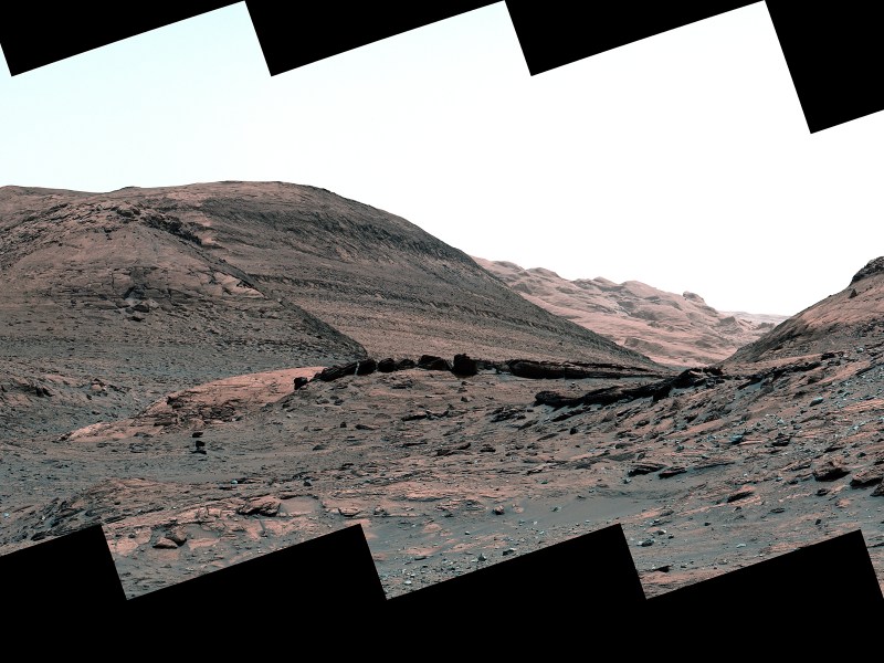 Blick durch die Augen des Curiosity Rover