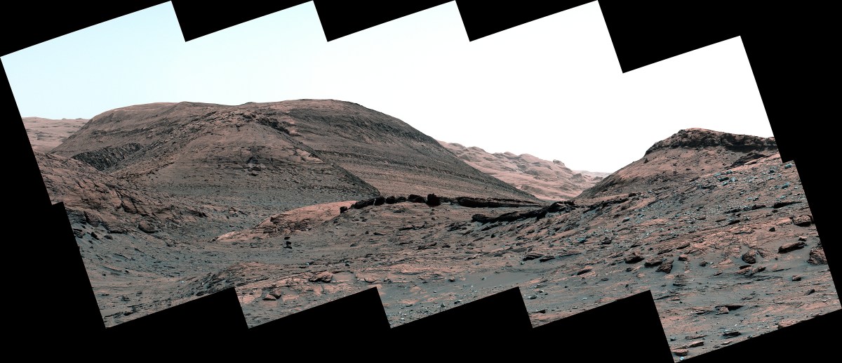 Blick durch die Augen des Curiosity Rover