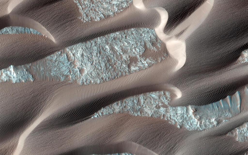 Dünenformationen auf dem Mars