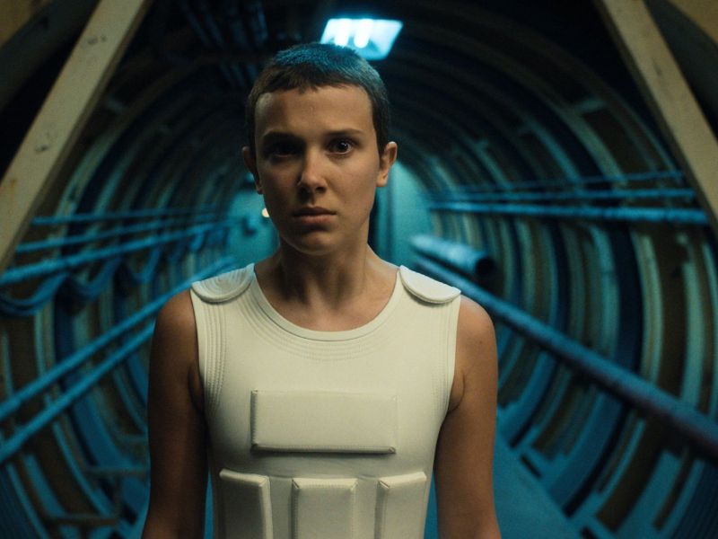 Millie Bobby Brown in der vierten Staffel "Stranger Things" bei Netflix.