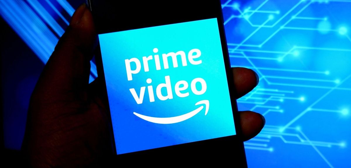Amazon Prime Video Logo auf dem Smartphone
