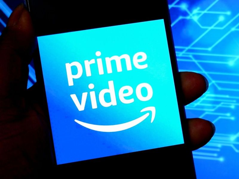 Amazon Prime Video Logo auf dem Smartphone