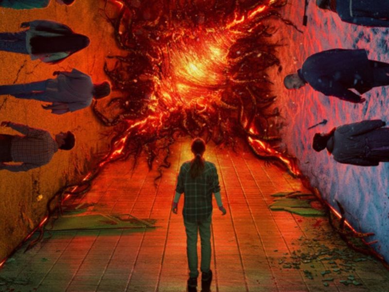 Artwork zur vierten Staffel "Stranger Things".