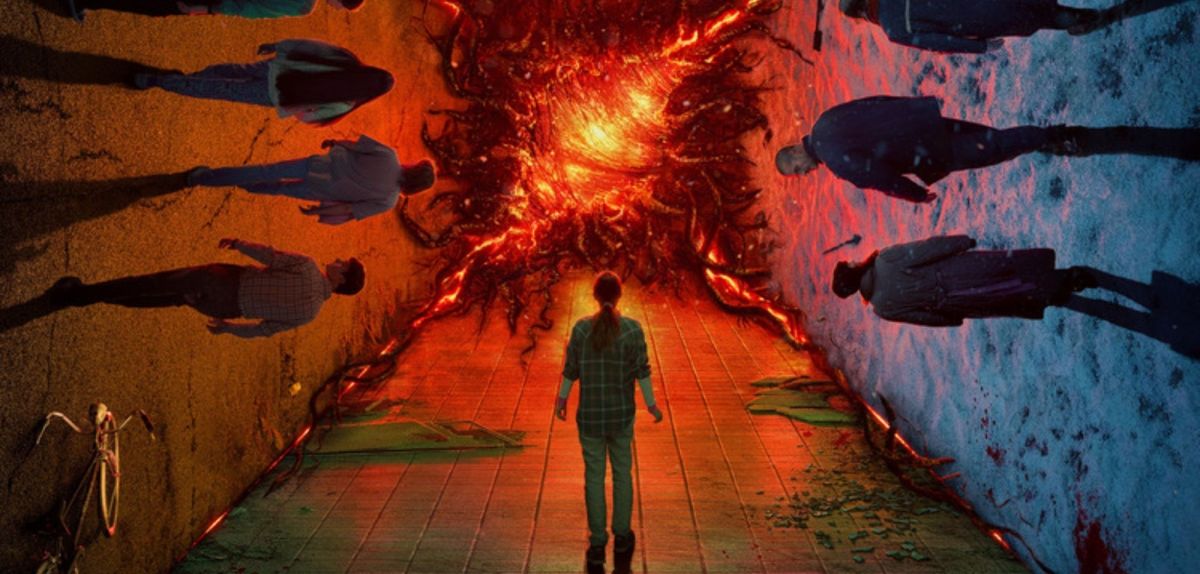 Artwork zur vierten Staffel "Stranger Things".