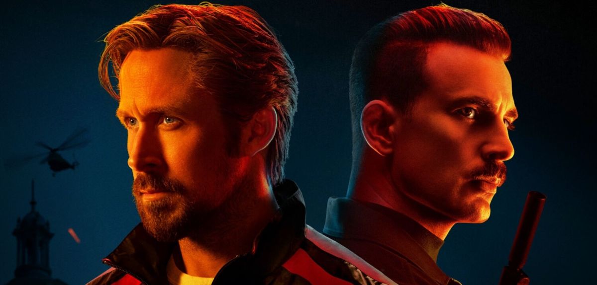 Ryan Gosling und Chris Evans auf einem Artwork zu "The Gray Man".