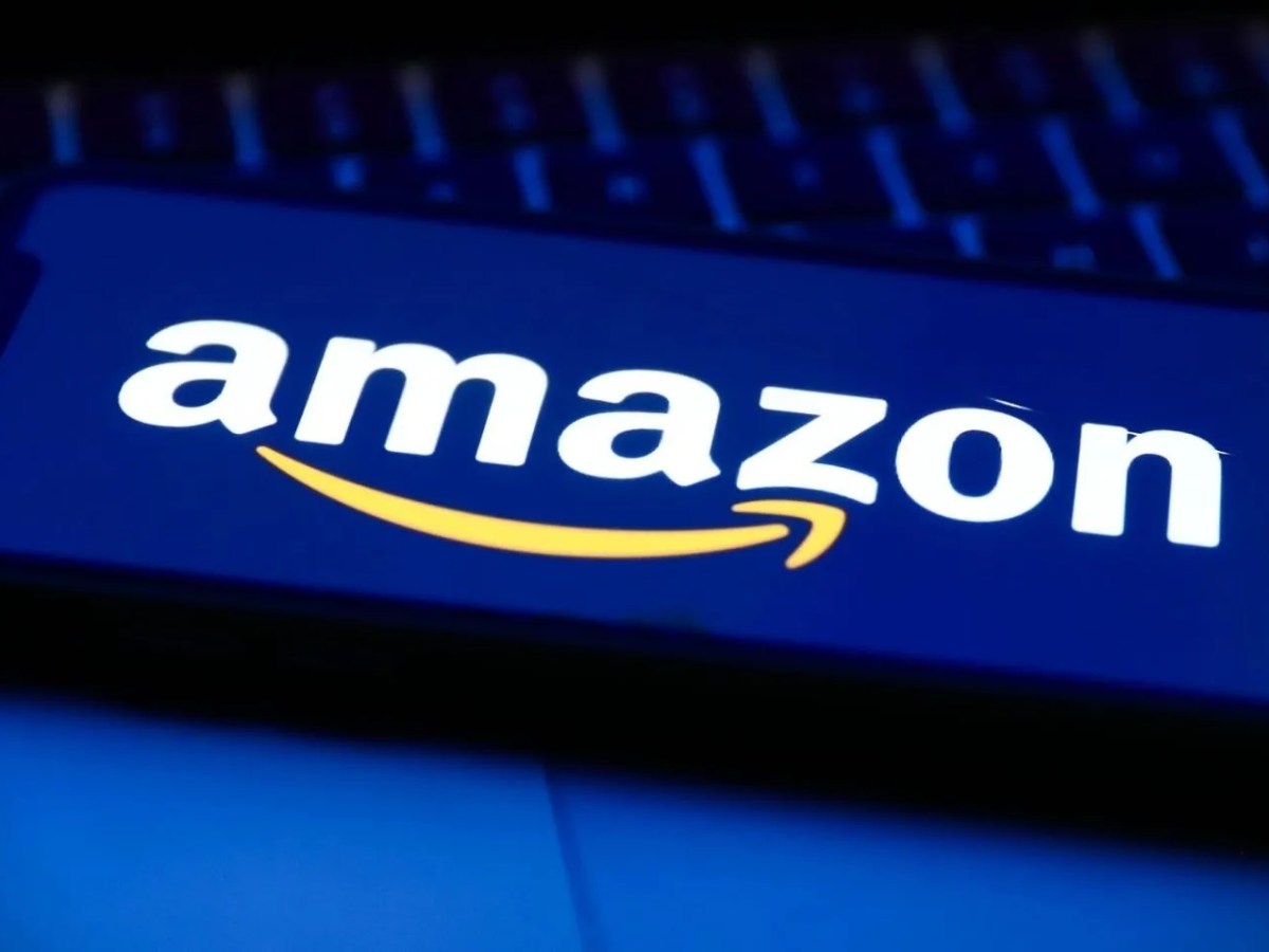 Amazon-Logo auf dem Handy