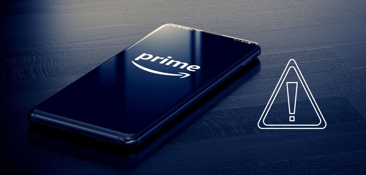 Amazon Prime-Logo auf dem handy