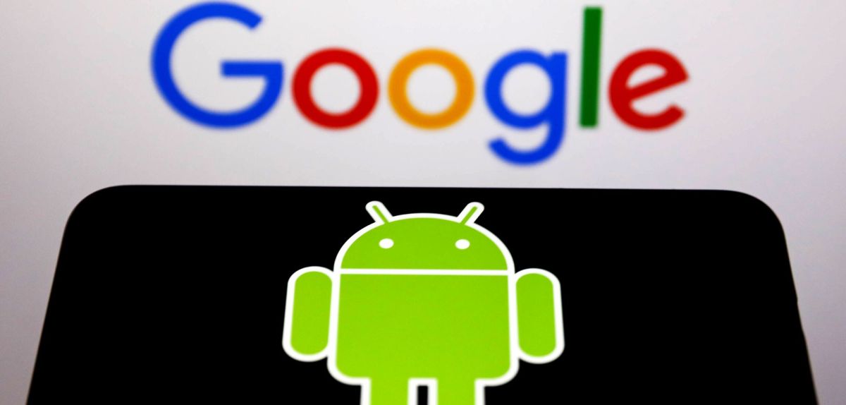 Logos von Google und Android.