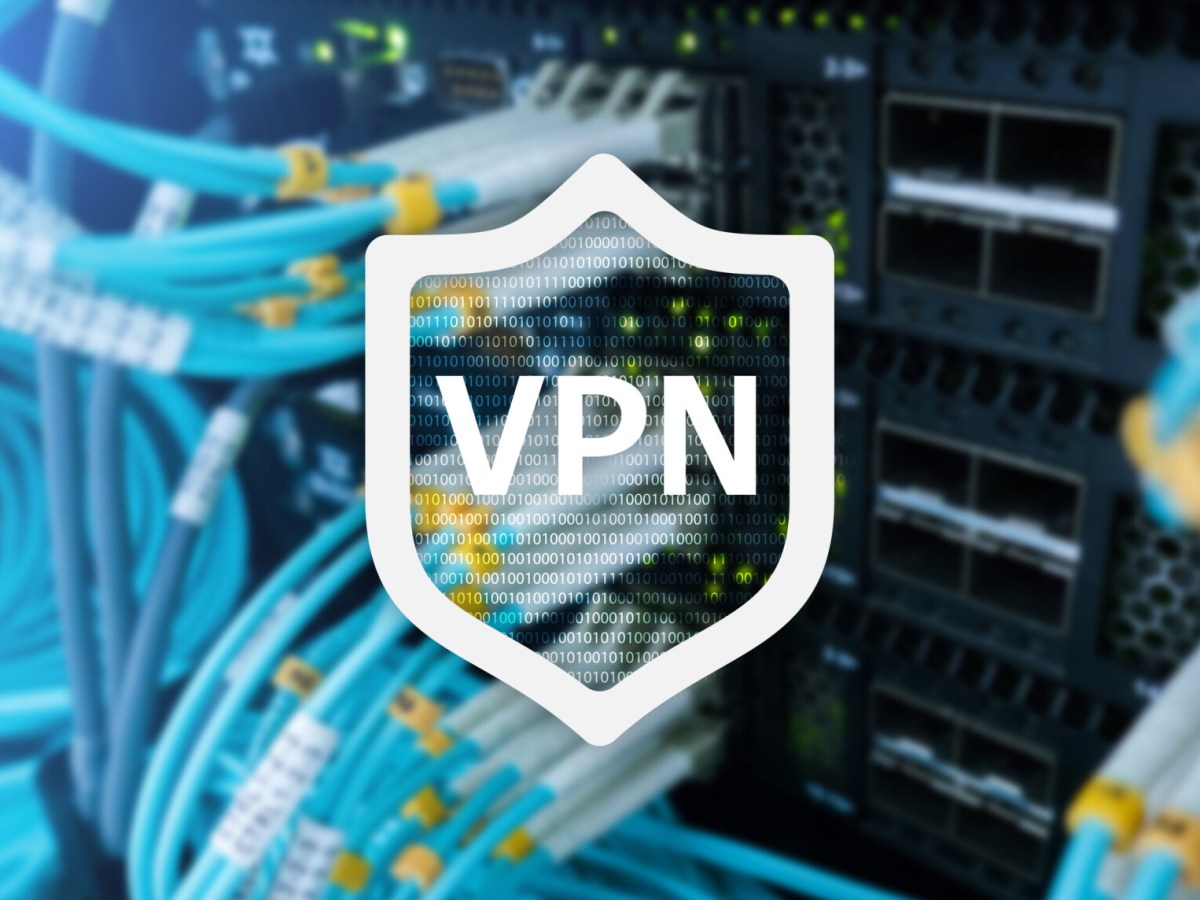 VPN Symbol vor Servern