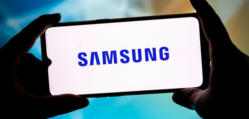 Samsung Logo auf Handy