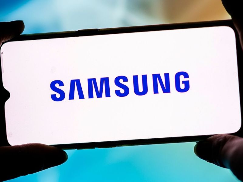 Samsung-Logo auf Handy