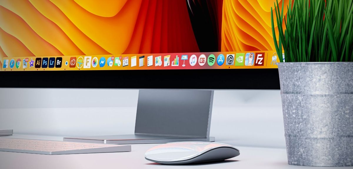 macOS mit Magic Mouse und Tastatur