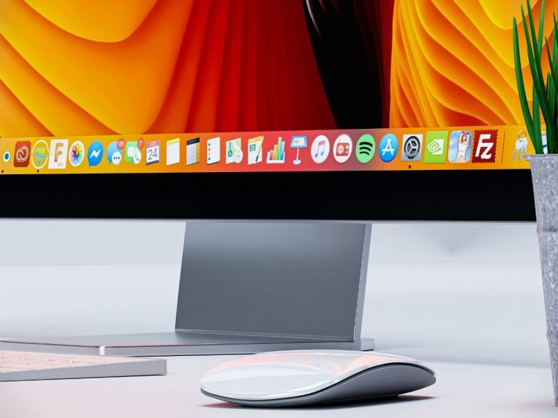 macOS mit Magic Mouse und Tastatur