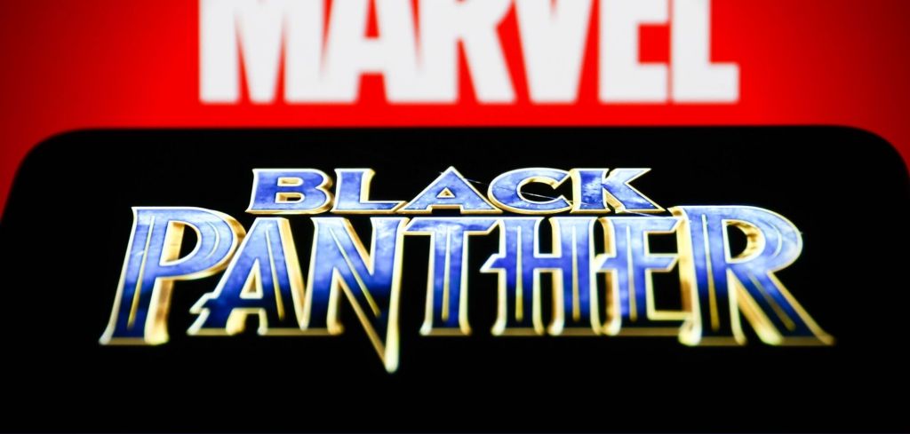 Black Panther & Marvel Logo
