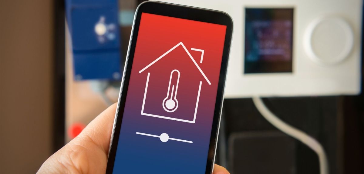 Steuerung für smarte Thermostate auf einem Smartphone