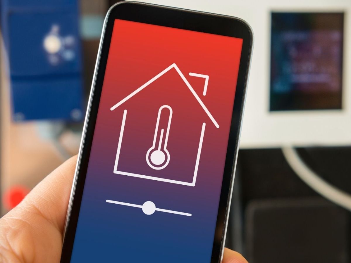 Steuerung für smarte Thermostate auf einem Smartphone