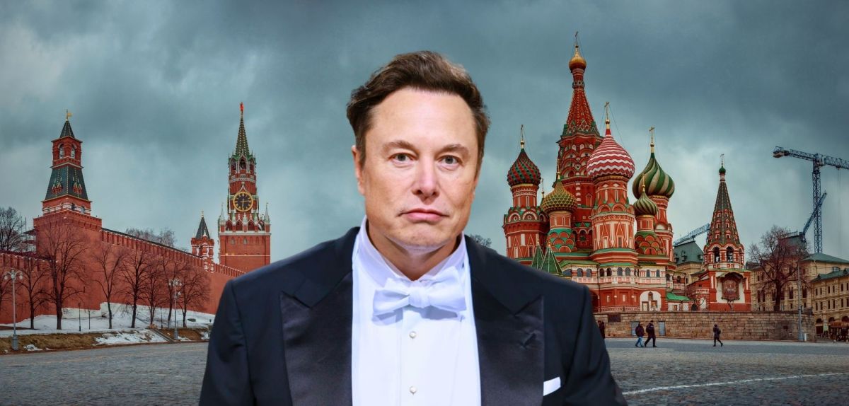 Elon Musk vor dem Kreml