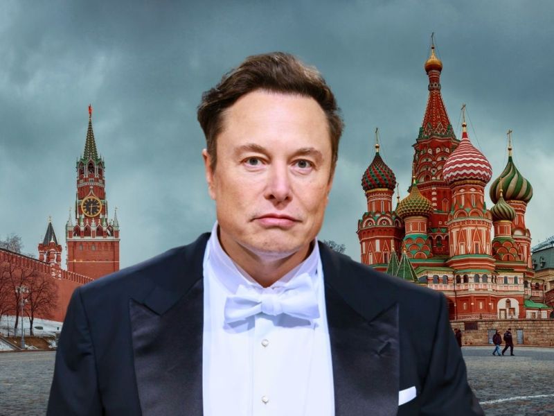 Elon Musk vor dem Kreml