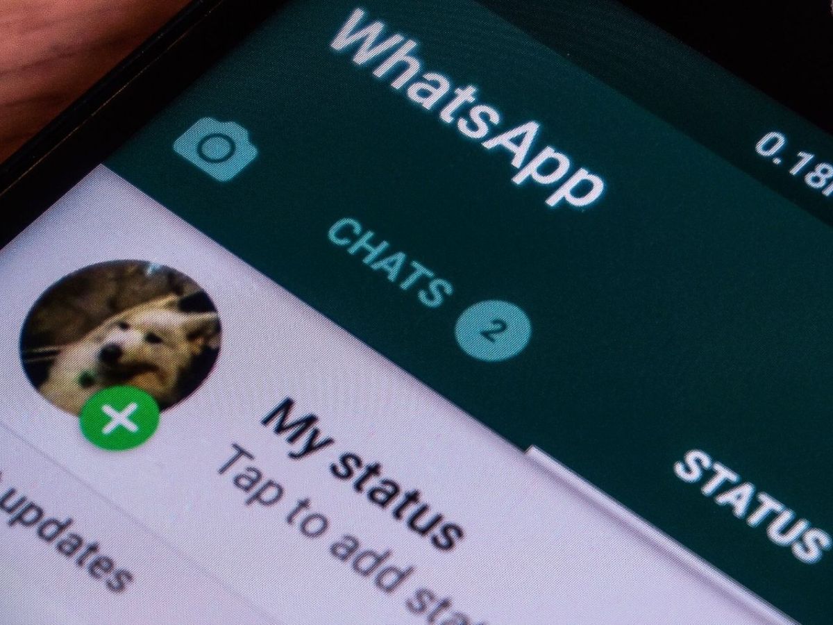 WhatsApp-Status auf Android-Smartphone