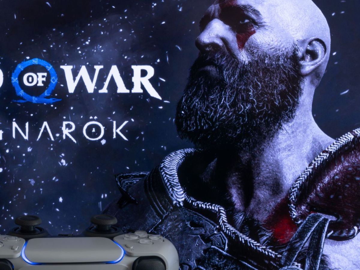 God of War Ragnarök Titelbildschirm