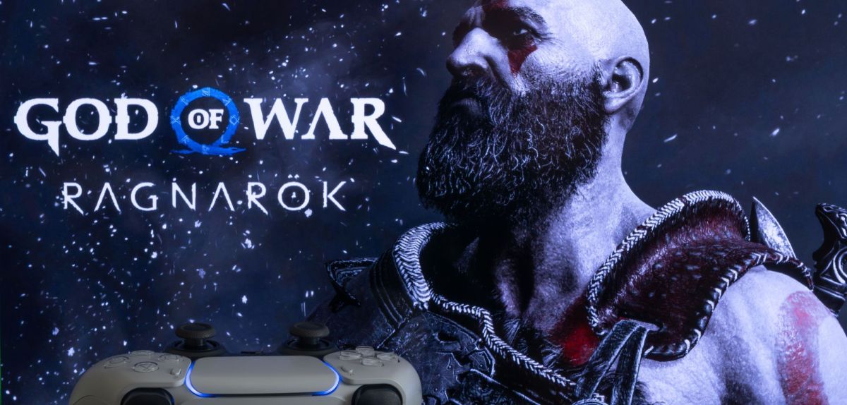 God of War Ragnarök Titelbildschirm