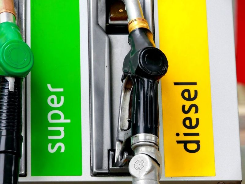 Benzin- und Dieselzapfsäule