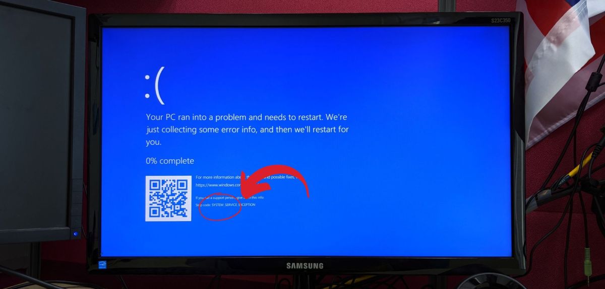 Blue Screen of Death bei Windows 10 und 11