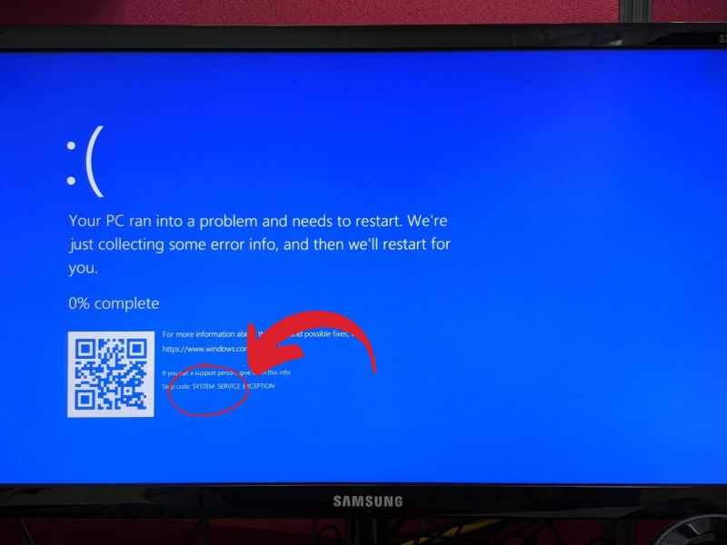 Blue Screen of Death bei Windows 10 und 11