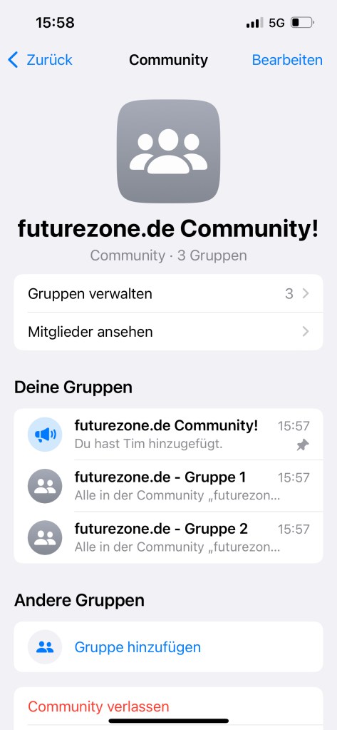 Fertige WhatsApp Community 