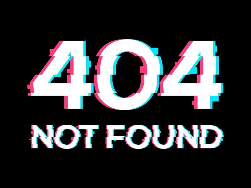 404-Fehlermeldung