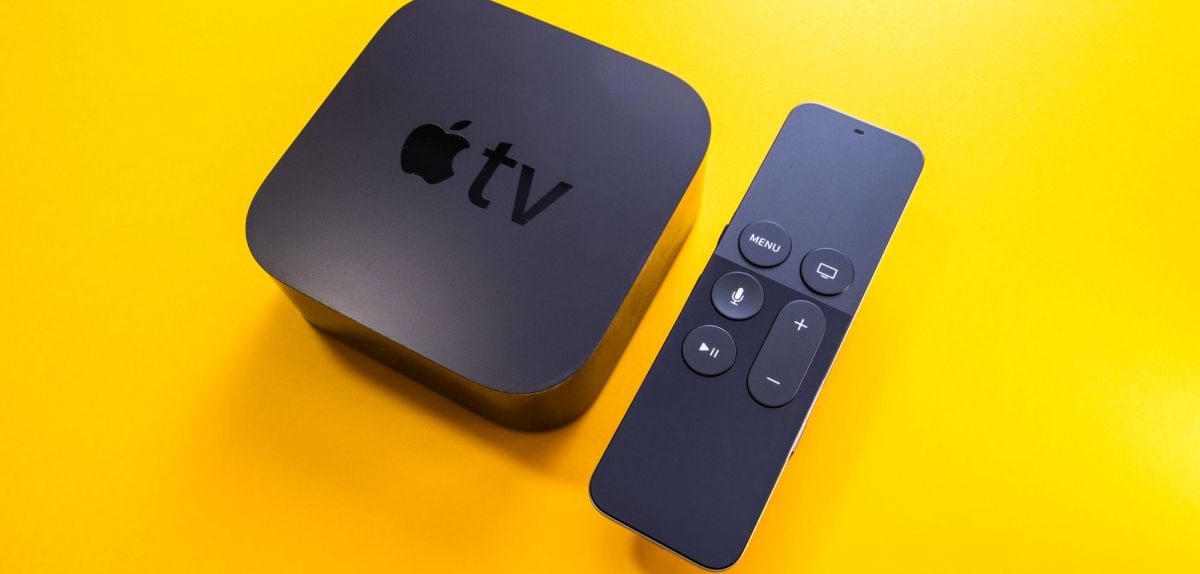 Apple TV mit Fernbedienung