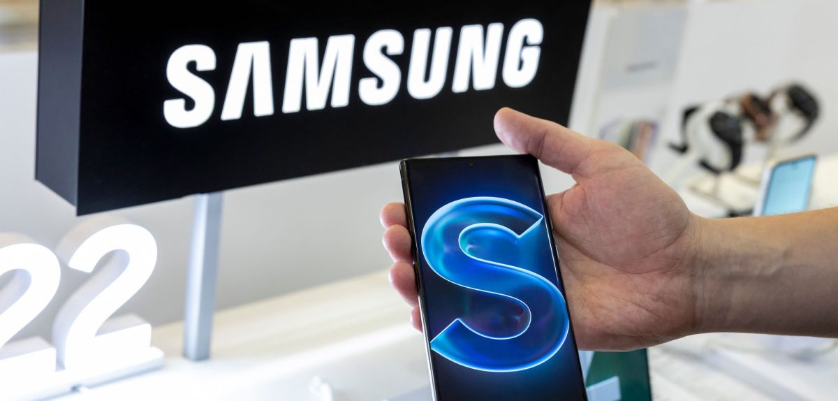 Samsung Galaxy Handy im Laden