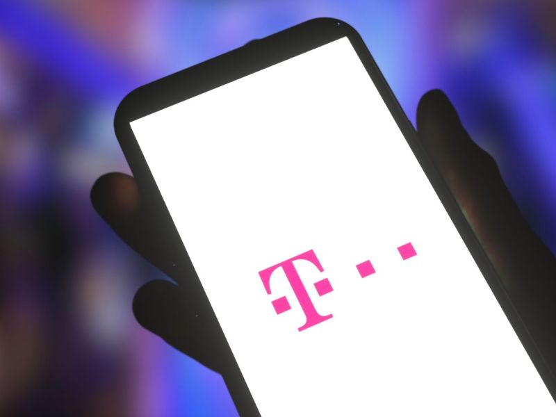 Telekom Logo auf Smartphone