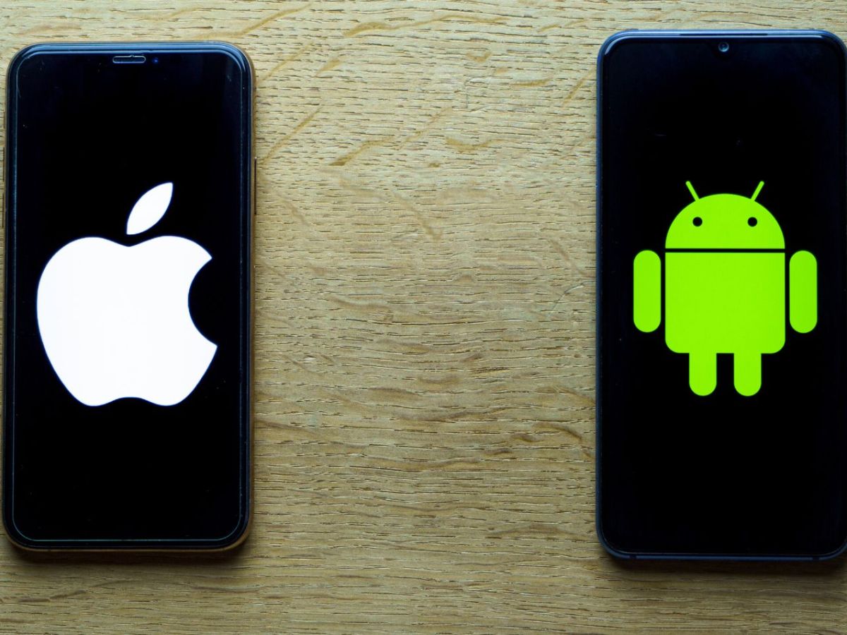 Android Handy und iPhone