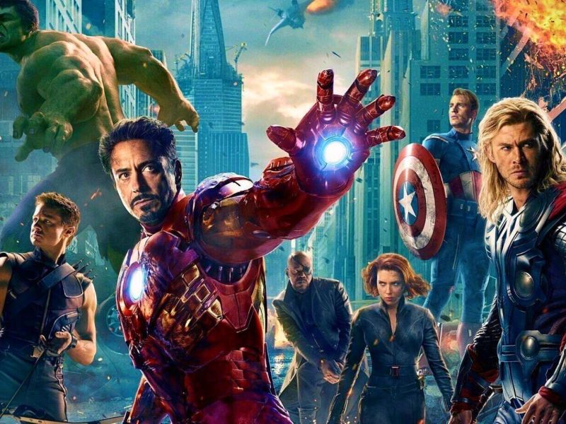 Poster-Artwork zu "The Avengers".