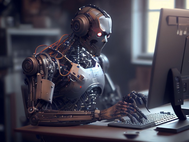 Roboter am PC