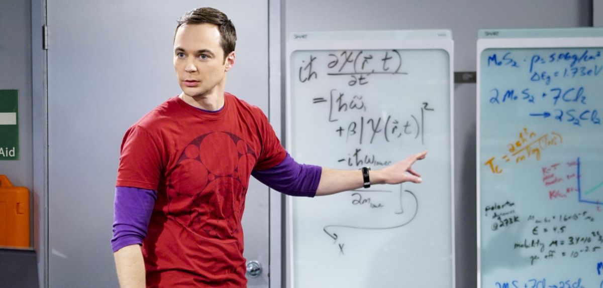 Szene aus "The Big Bang Theory" mit Jim Parsons.