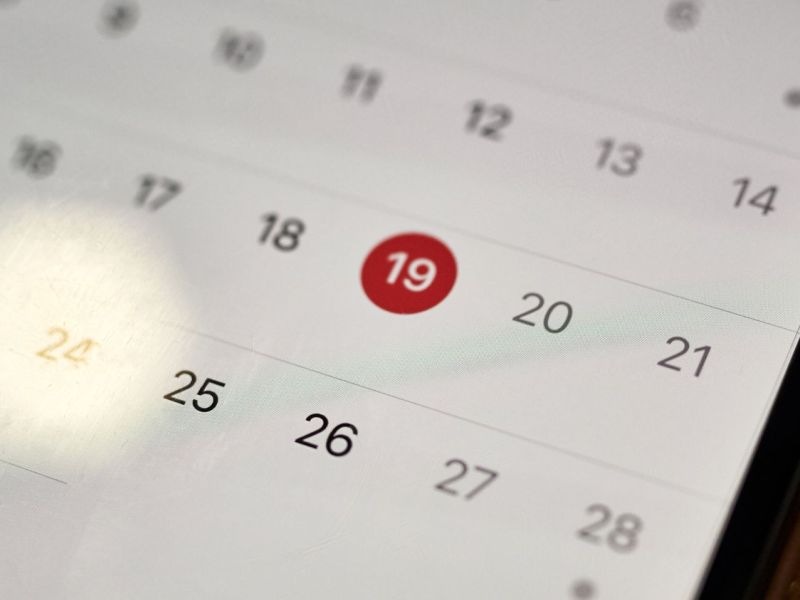 Kalender-App auf dem Smartphone