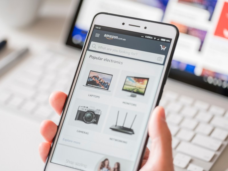 Amazon auf dem Smartphone