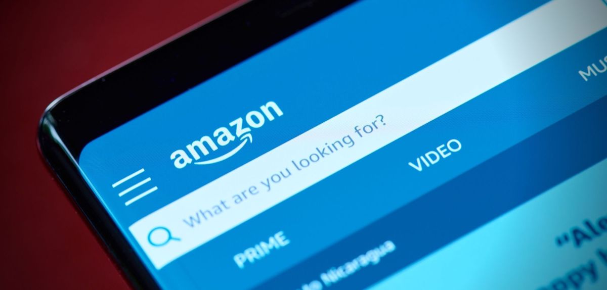 Amazon Suchleiste auf dem Smartphone