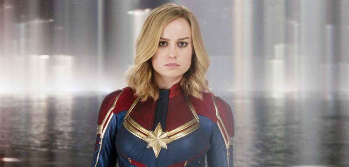 Brie Larson als "Captain Marvel".
