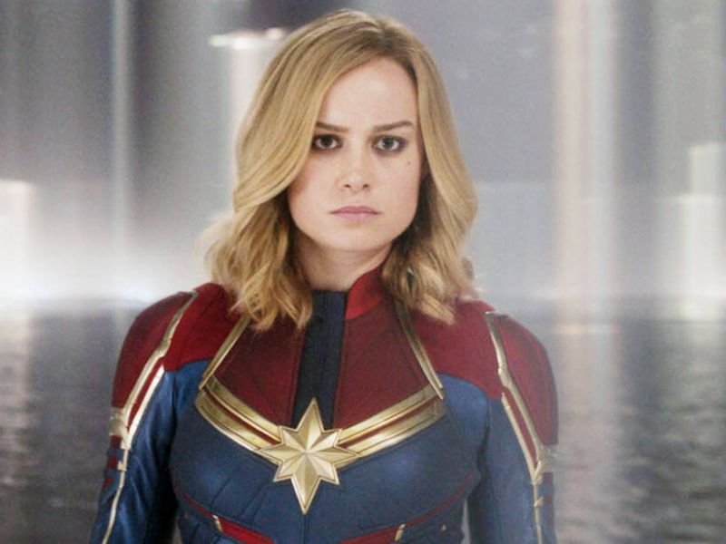 Brie Larson als "Captain Marvel".