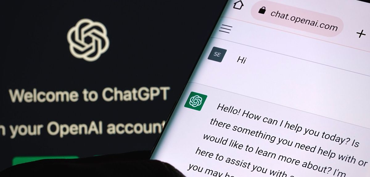 ChatGPT auf einem Smartphone