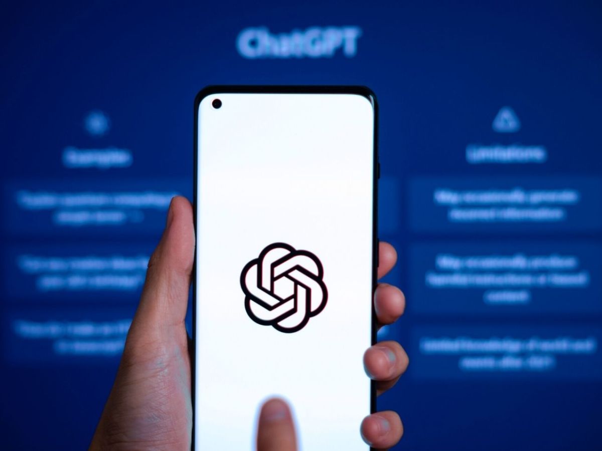 ChatGPT auf einem Smartphone
