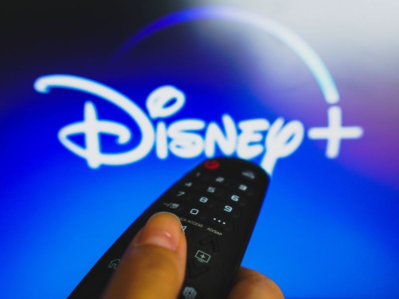 Disney Plus Logo auf dem TV