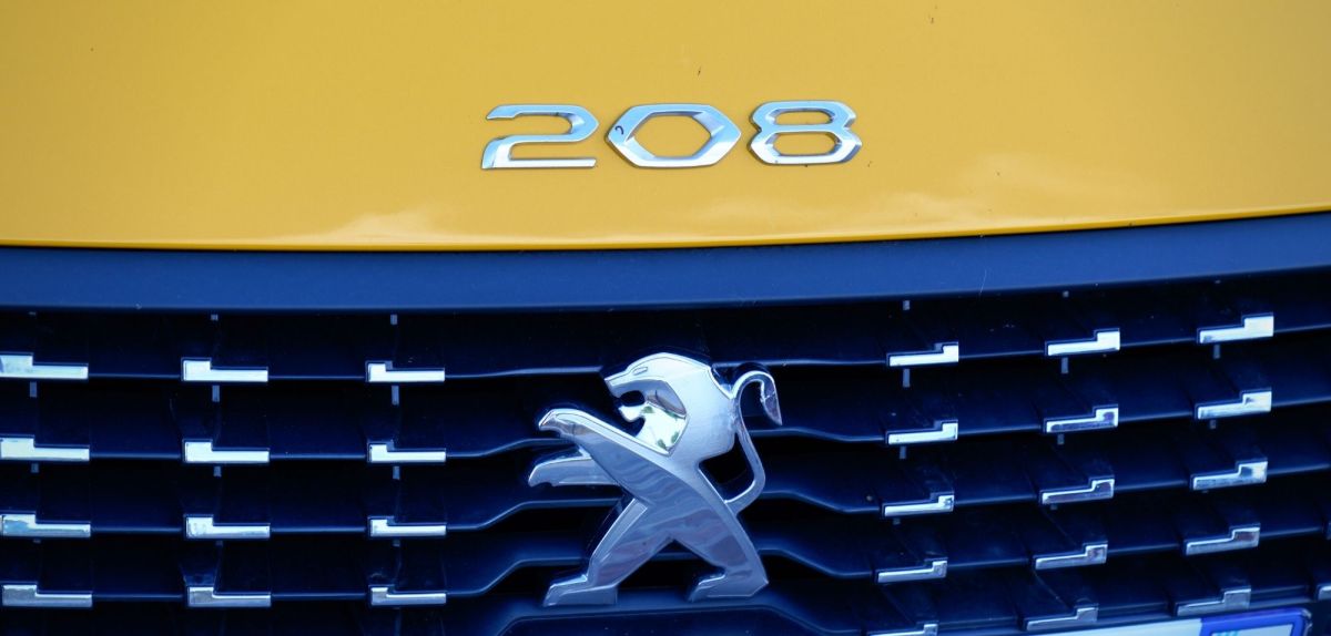Motorhaube des Peugeot e-208