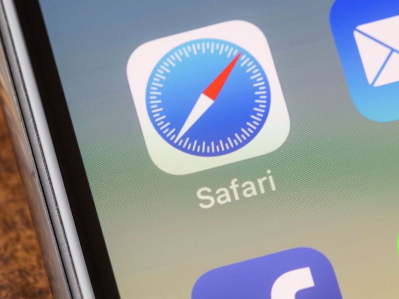 Safari als Browser auf einem iPhone
