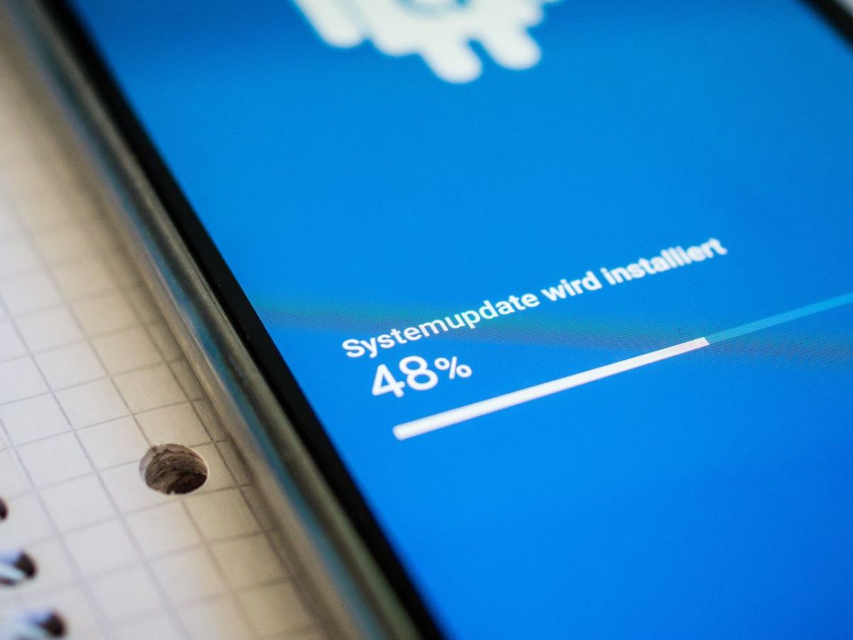 Handy installiert Update