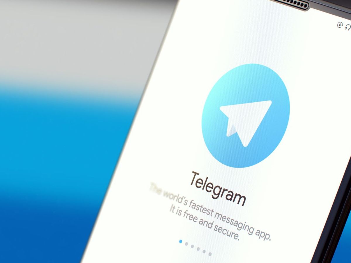Telegramm-App auf dem Smartphone