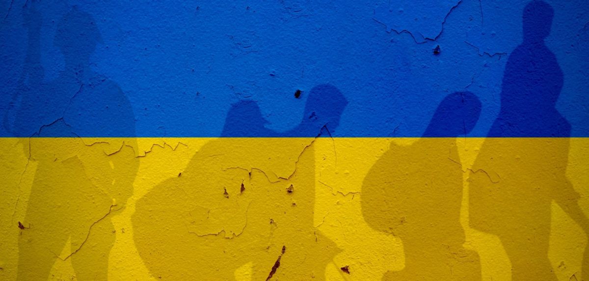 Ukraine-Flagge